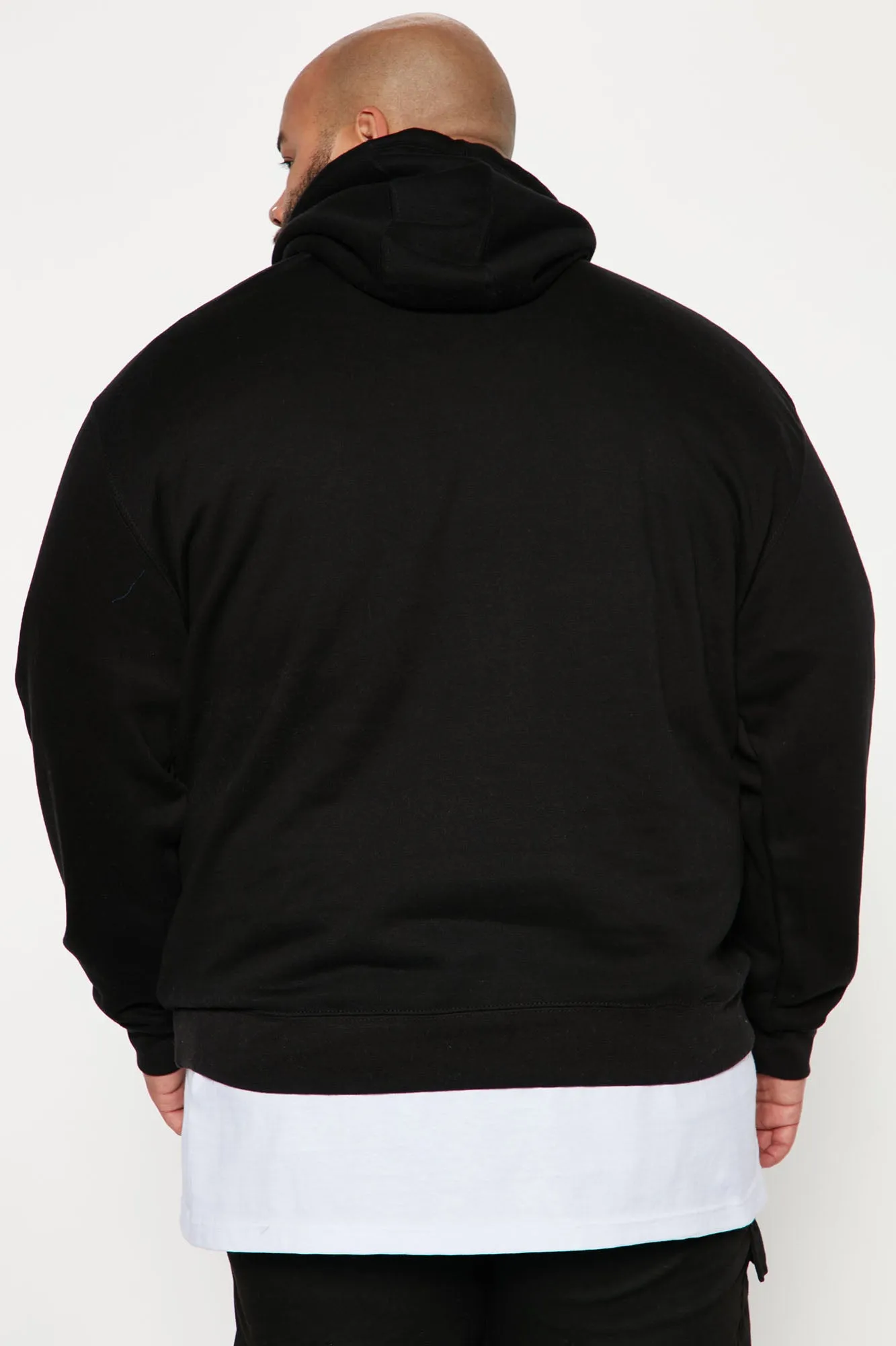 8 Ball Embroidered Hoodie - Black