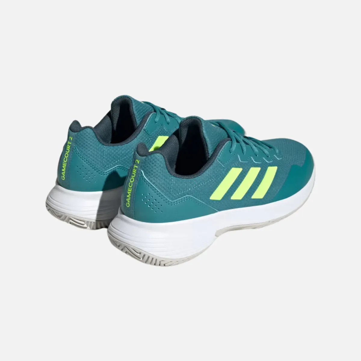 Adidas Gamecourt 2.0 Men's Tennis Shoes -Arctic Fusion/Lucid Lemon/Cloud White