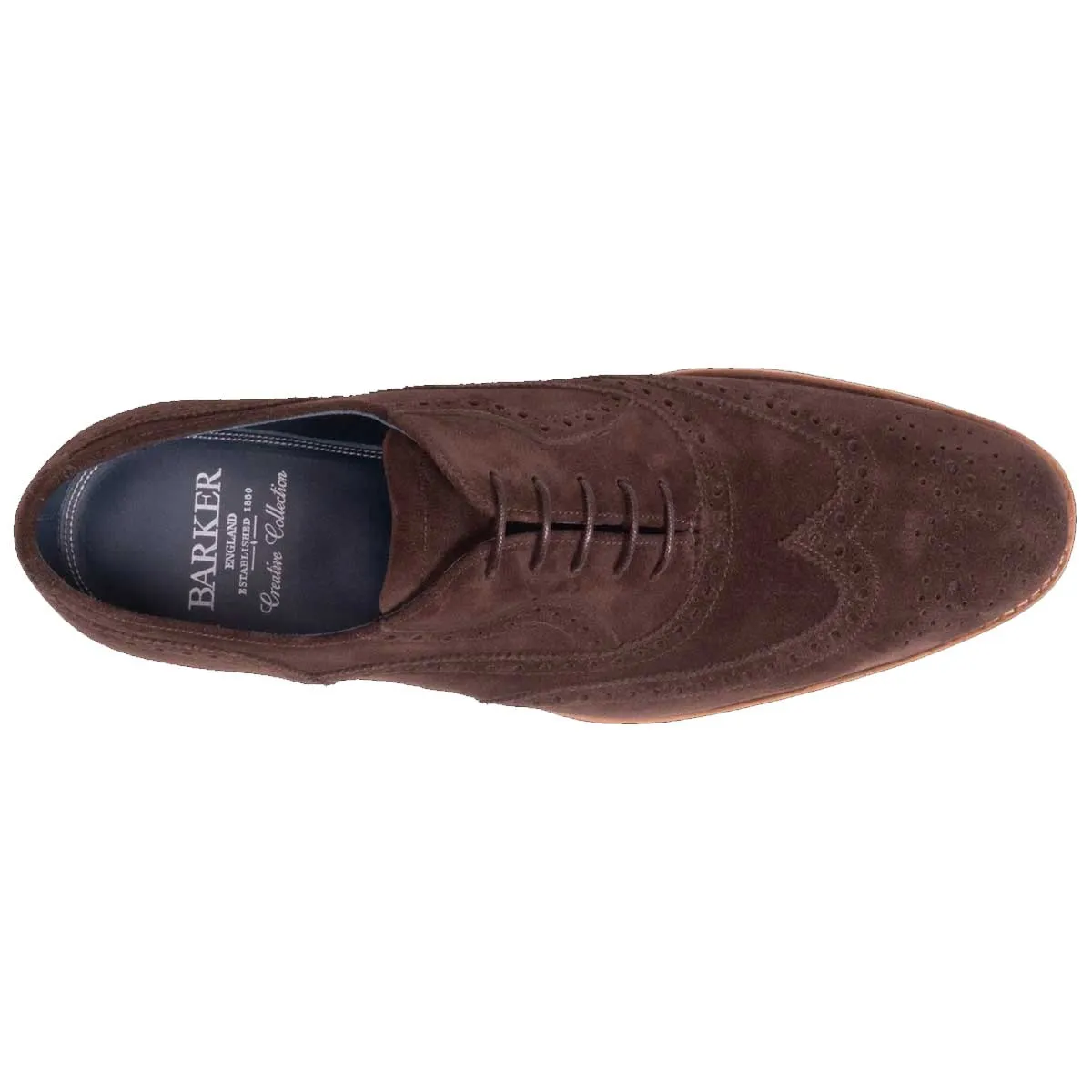 BARKER Bladen Shoes - Mens - Bitta Choc Suede