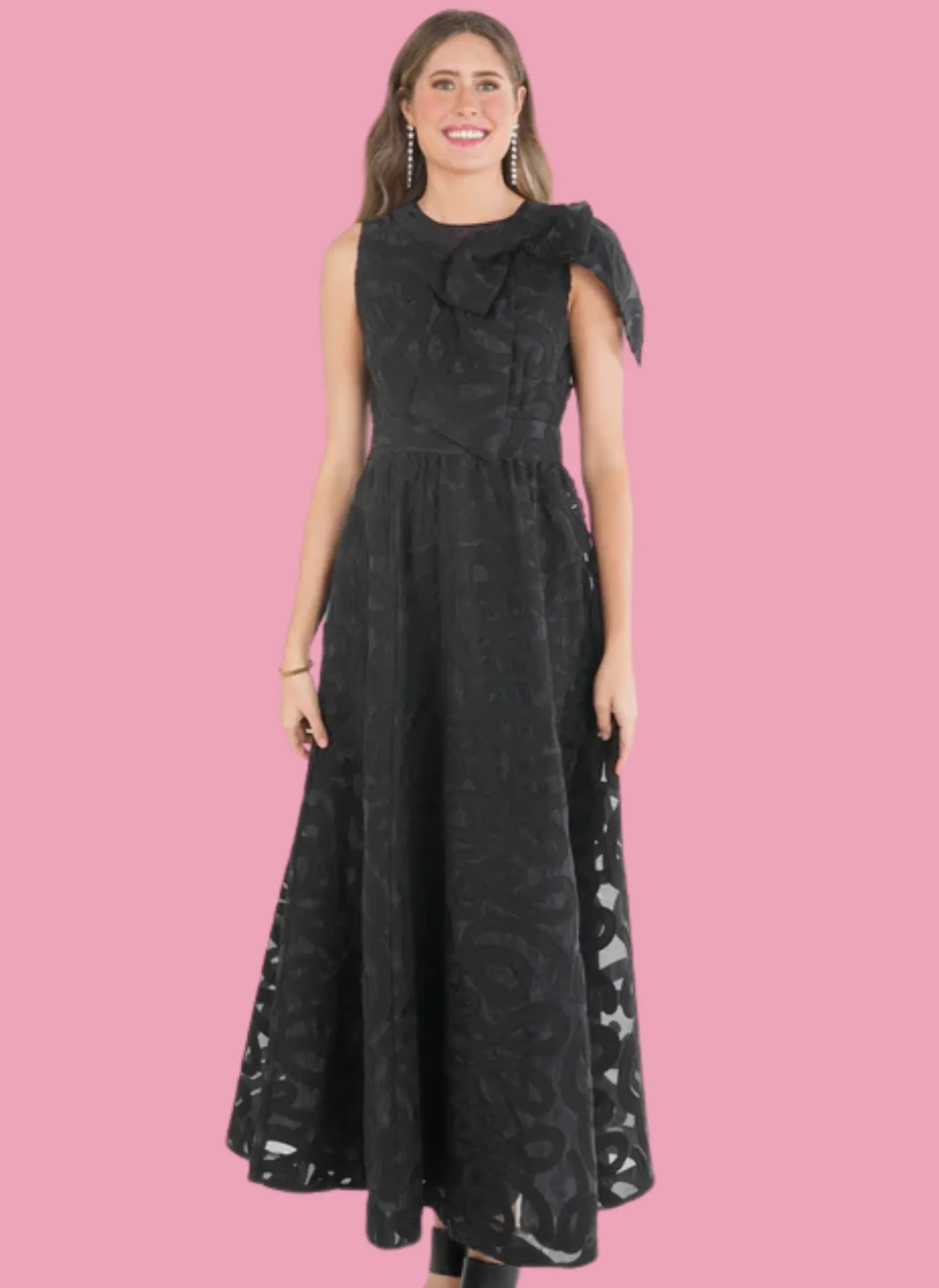 Bella Maxi Dress- Joy/Black