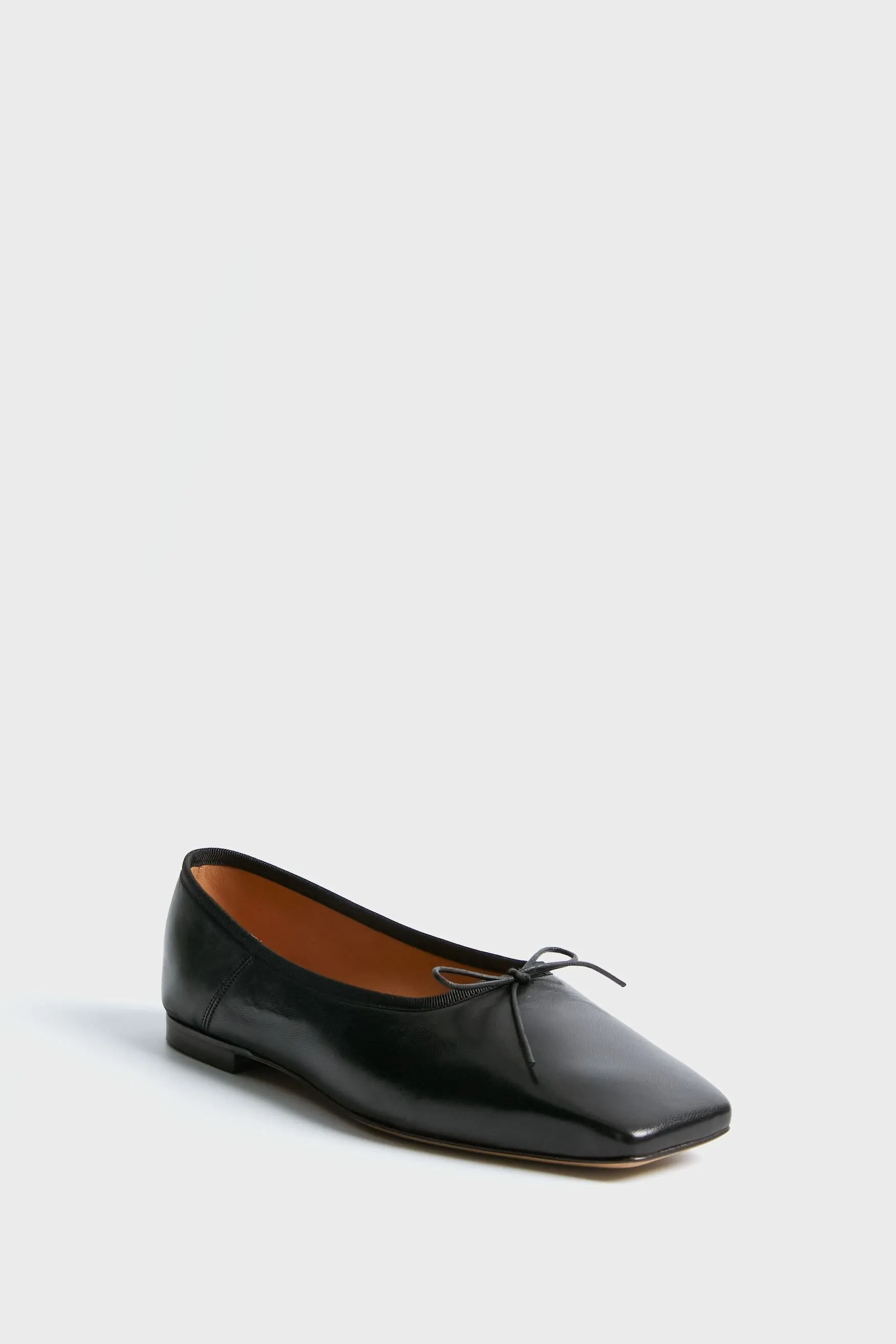 Black Square Toe Ballerina