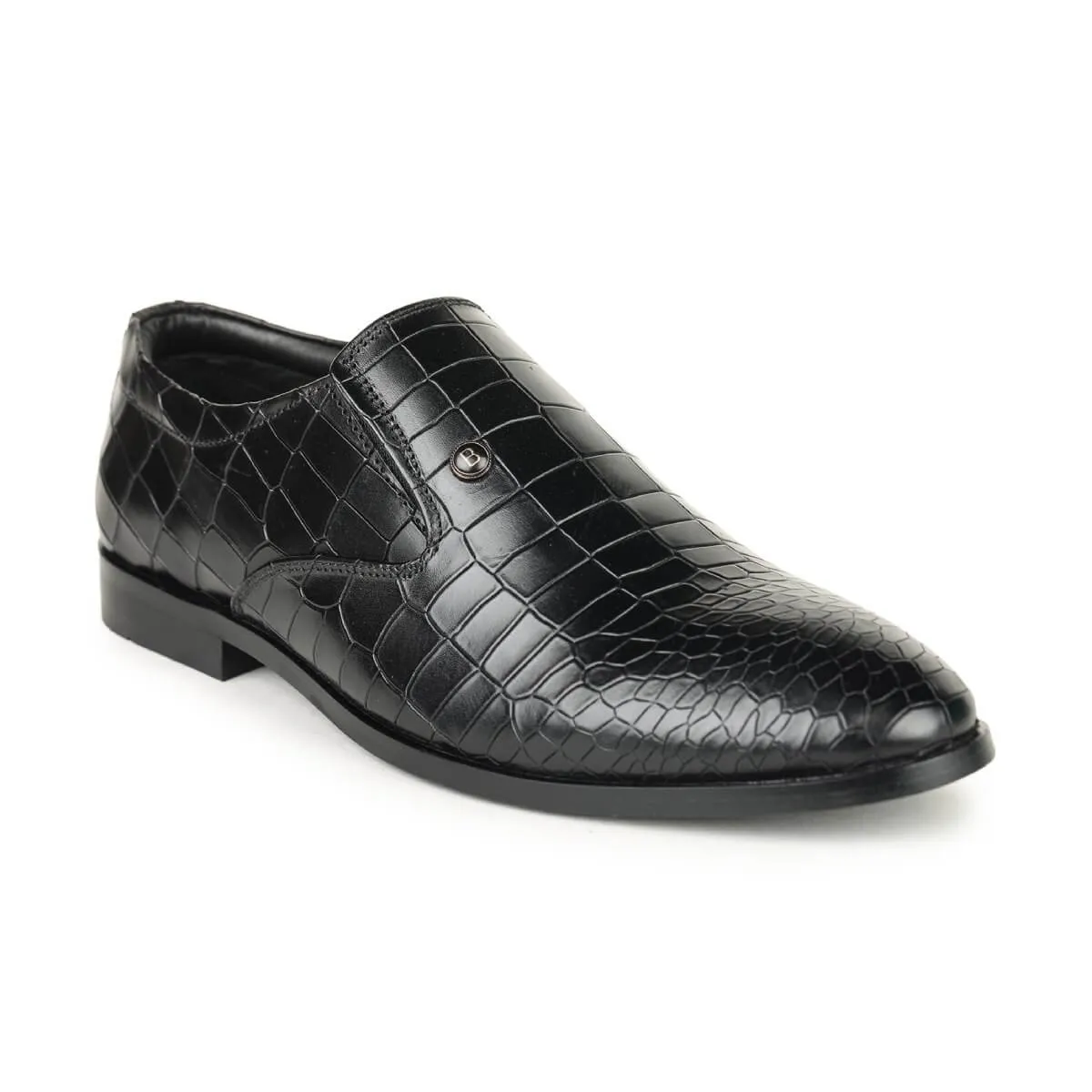 Britmen CP-11 Exotic Crocodile Print Loafers