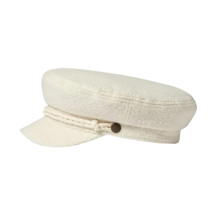 Brixton Fiddler Cap - Off White Boucle