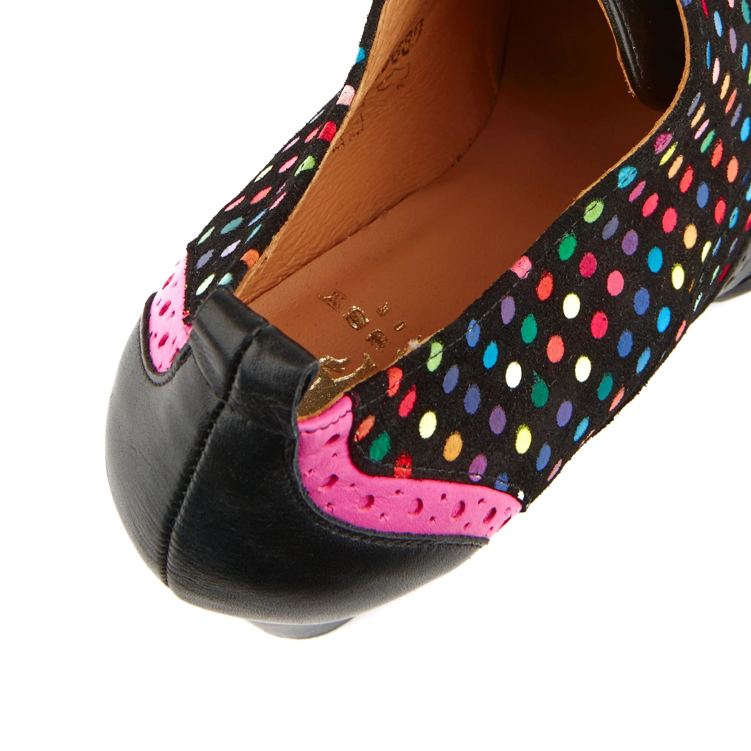 Casino - Black & Pink & Multi Disco Dots