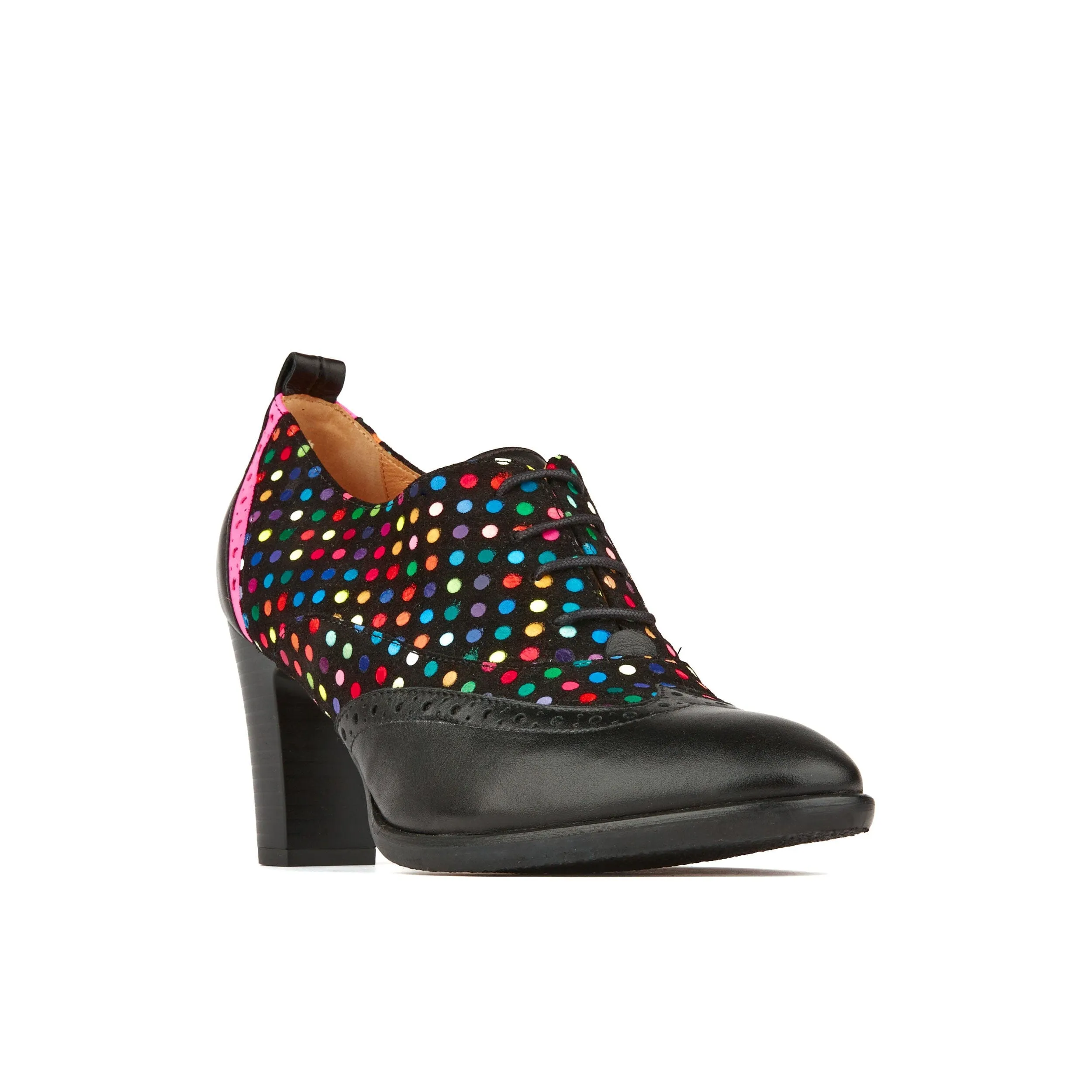 Casino - Black & Pink & Multi Disco Dots