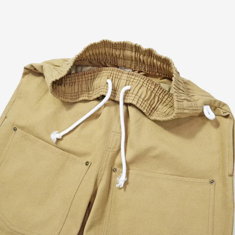 Chef Shorts Front Pocket - Canvas Peanut