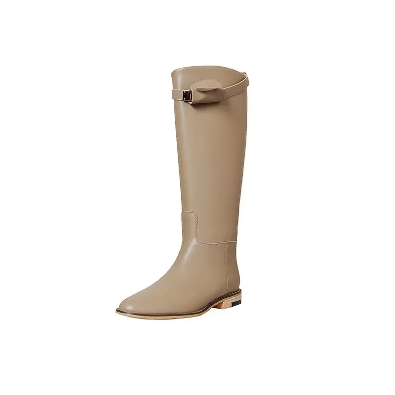 ChicLux Autumn Chic Knee-High Boots