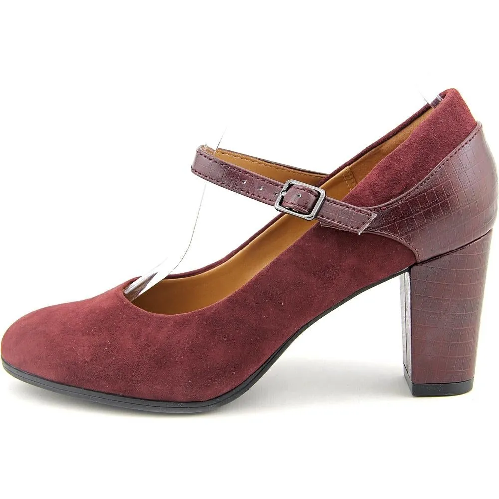 Clarks Narrative Bavette Cathy Suede Mary Janes Womens Heels