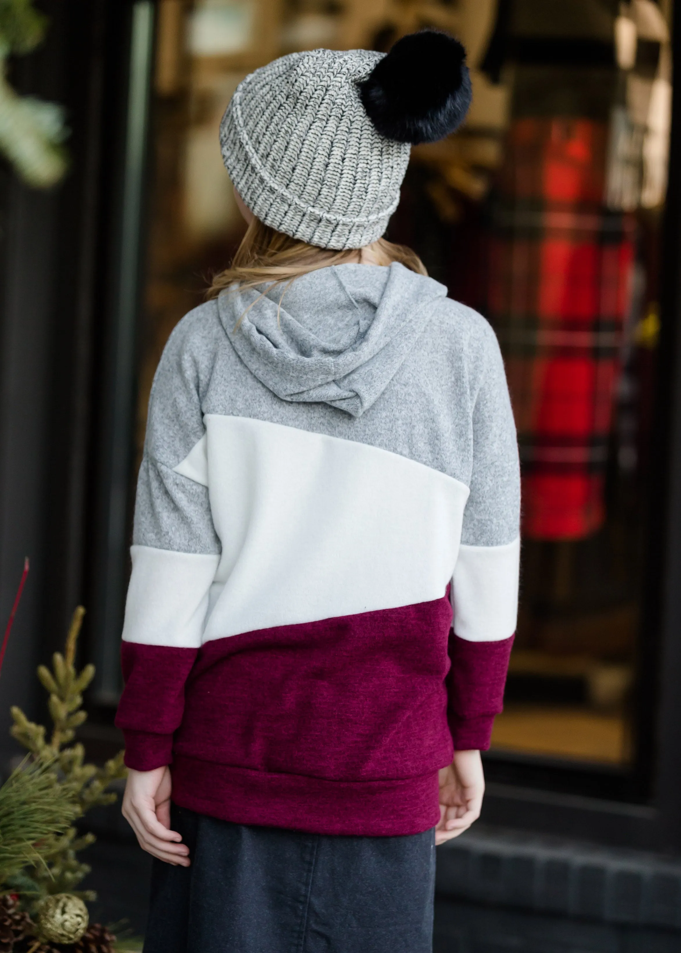 Colorblock Striped Hoodie - FINAL SALE