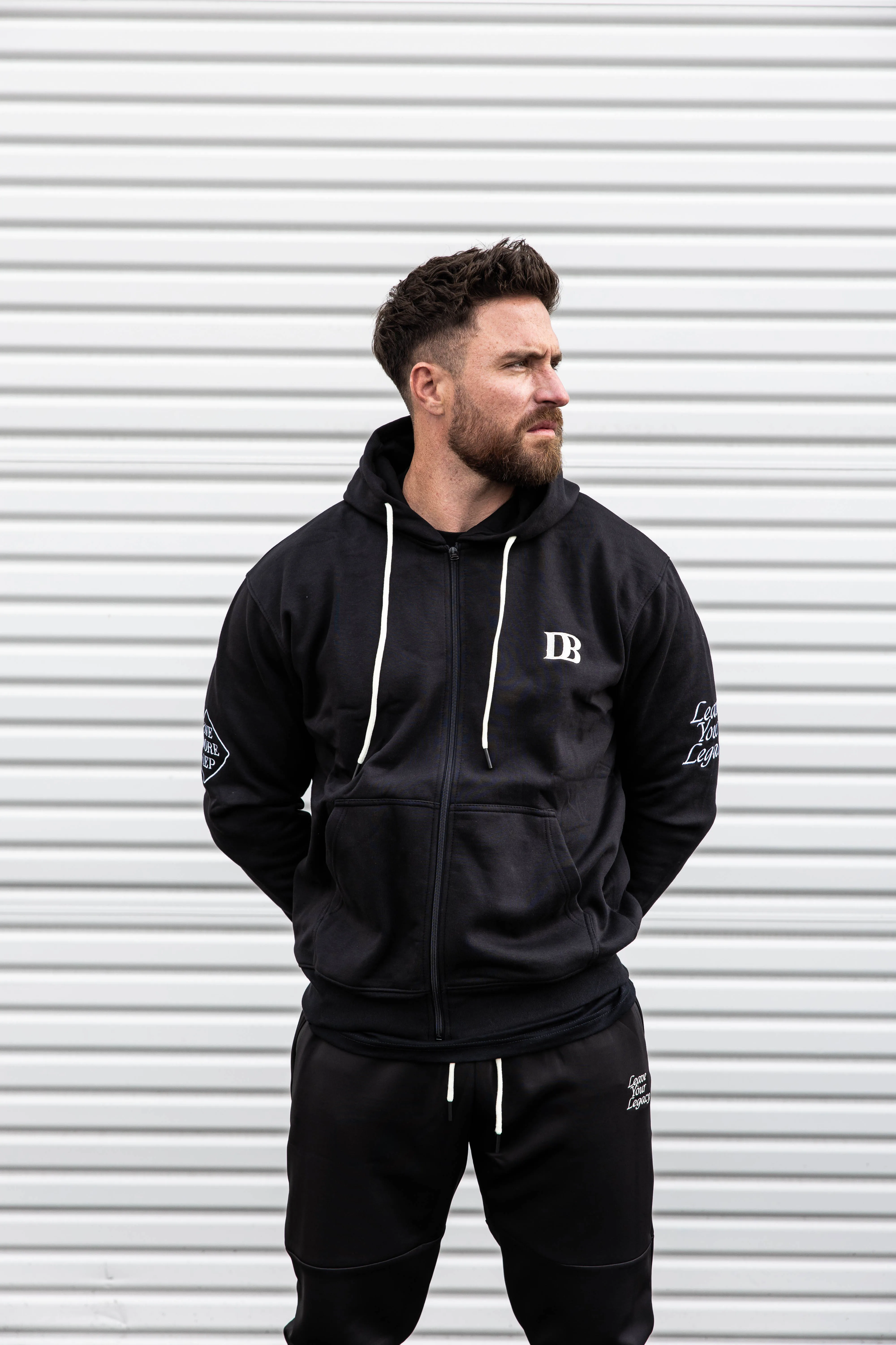 Dads Lifting Club Zip Up Hoodie - Black Friday Drop