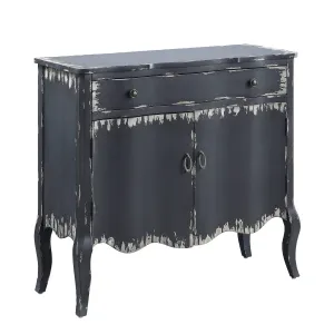 Deianira - Antique Console Cabinet - Gray