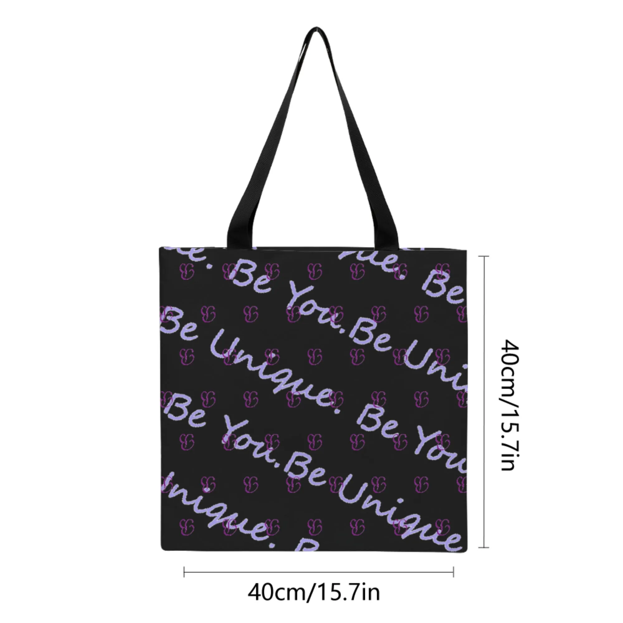 EtherealBe Black Canvas Bag - Be Unique. Be You.