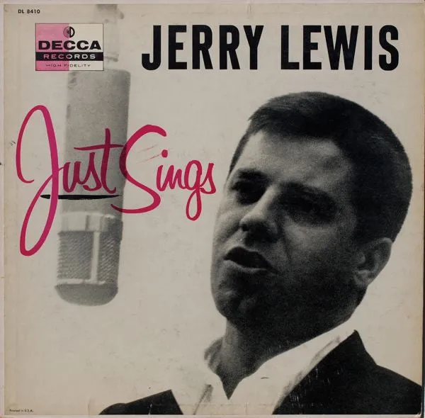 Jerry Lewis (3) - Just Sings (LP, Album, Mono) (VG )