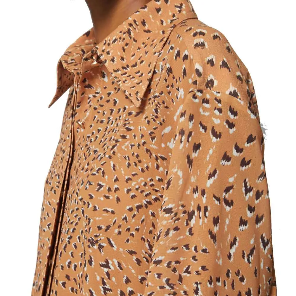 Jonathan Simkhai Abbie Printed Chiffon Shirt