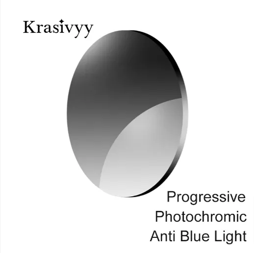 Krasivyy Progressive Photochromic Gray Lenses