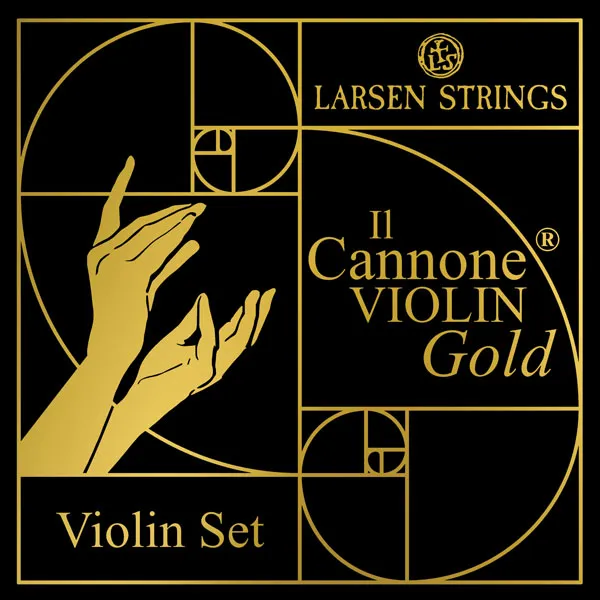 Larsen Il Cannone Gold Violin String Set