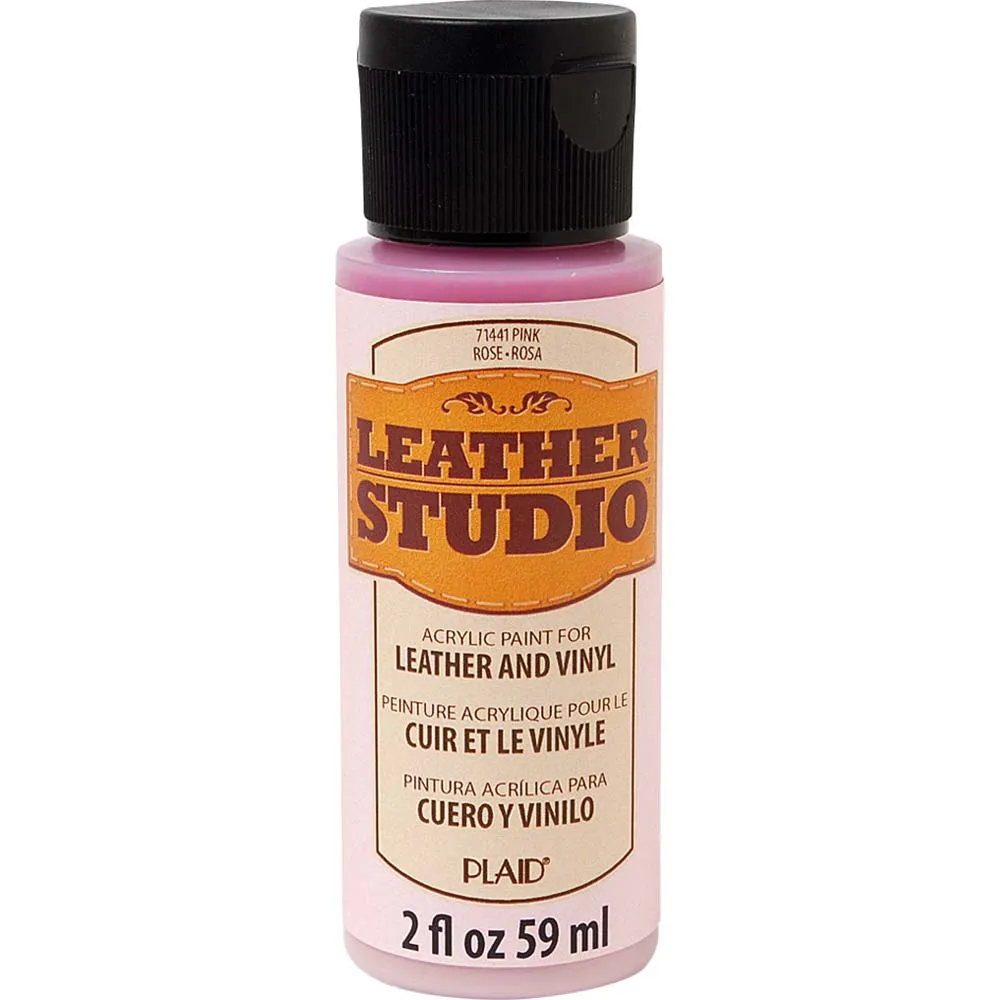 Leather Studio Paint Pink 2 Oz.