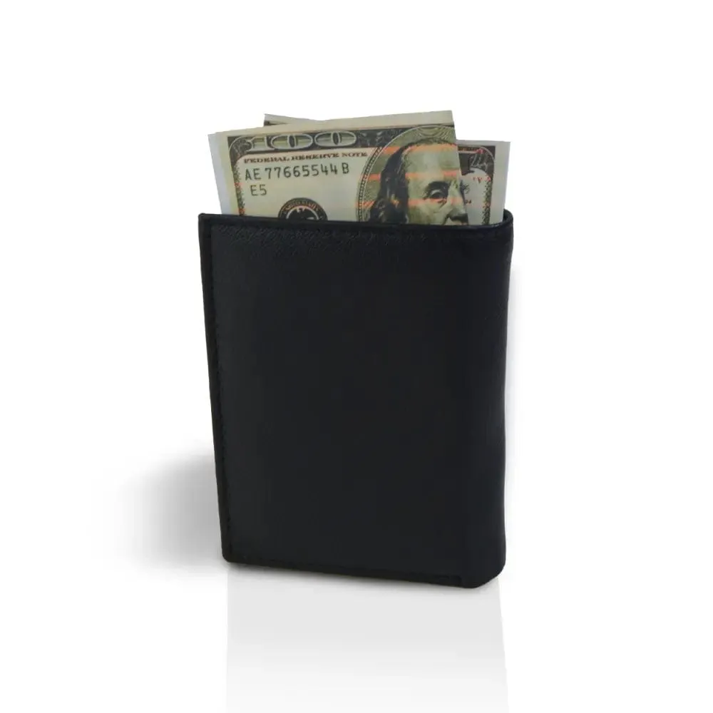 Leather Tri fold Wallet