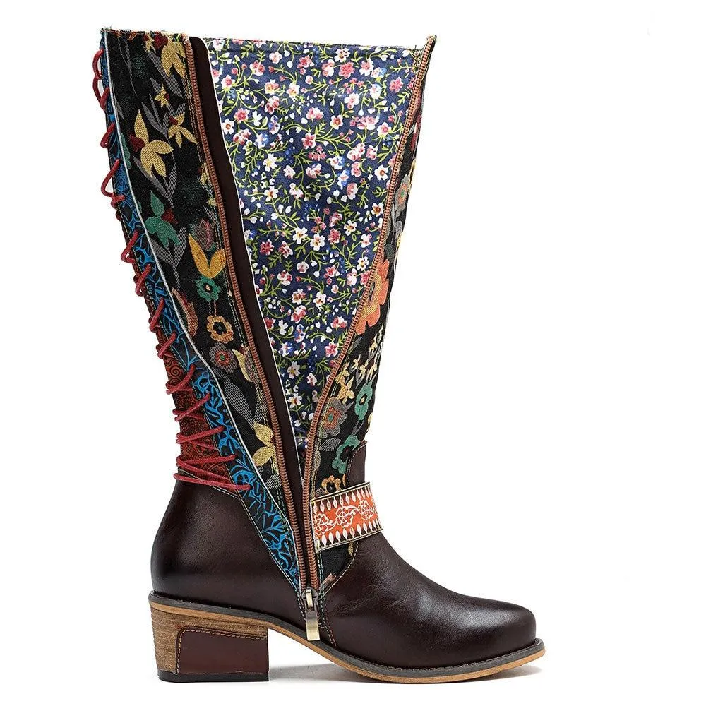 Meadow Boho Hippie Knee-High Boots