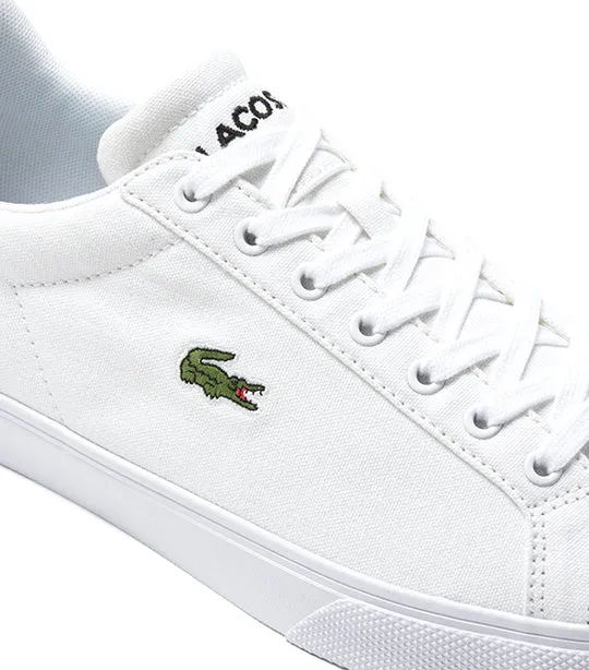 Men's Lacoste Lerond Pro Baseline Leather Trainers White/White