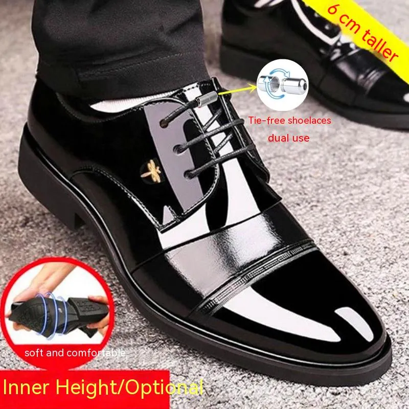 Men's Leather Shoes Casual Photo Increase