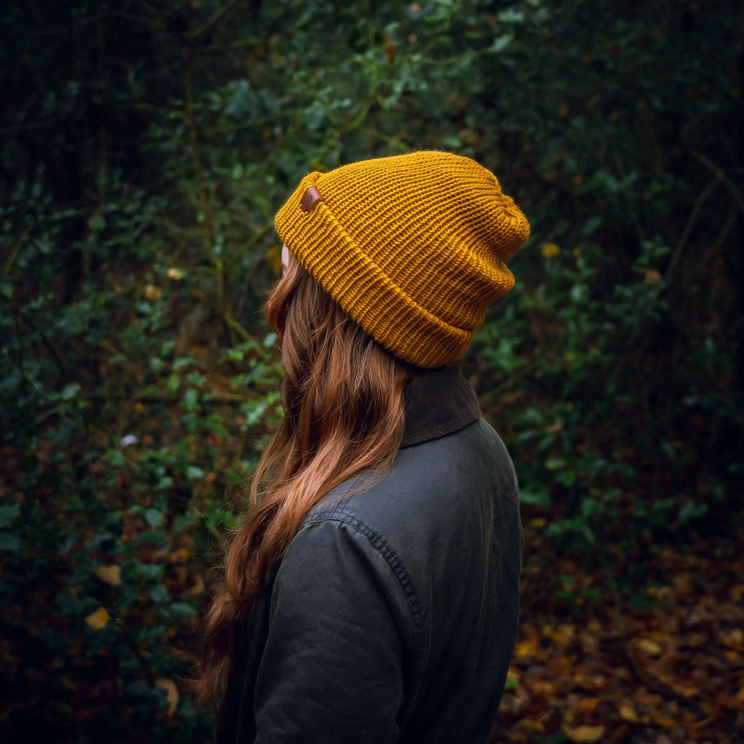 Midnight Black Slack Fit Wooly Hat