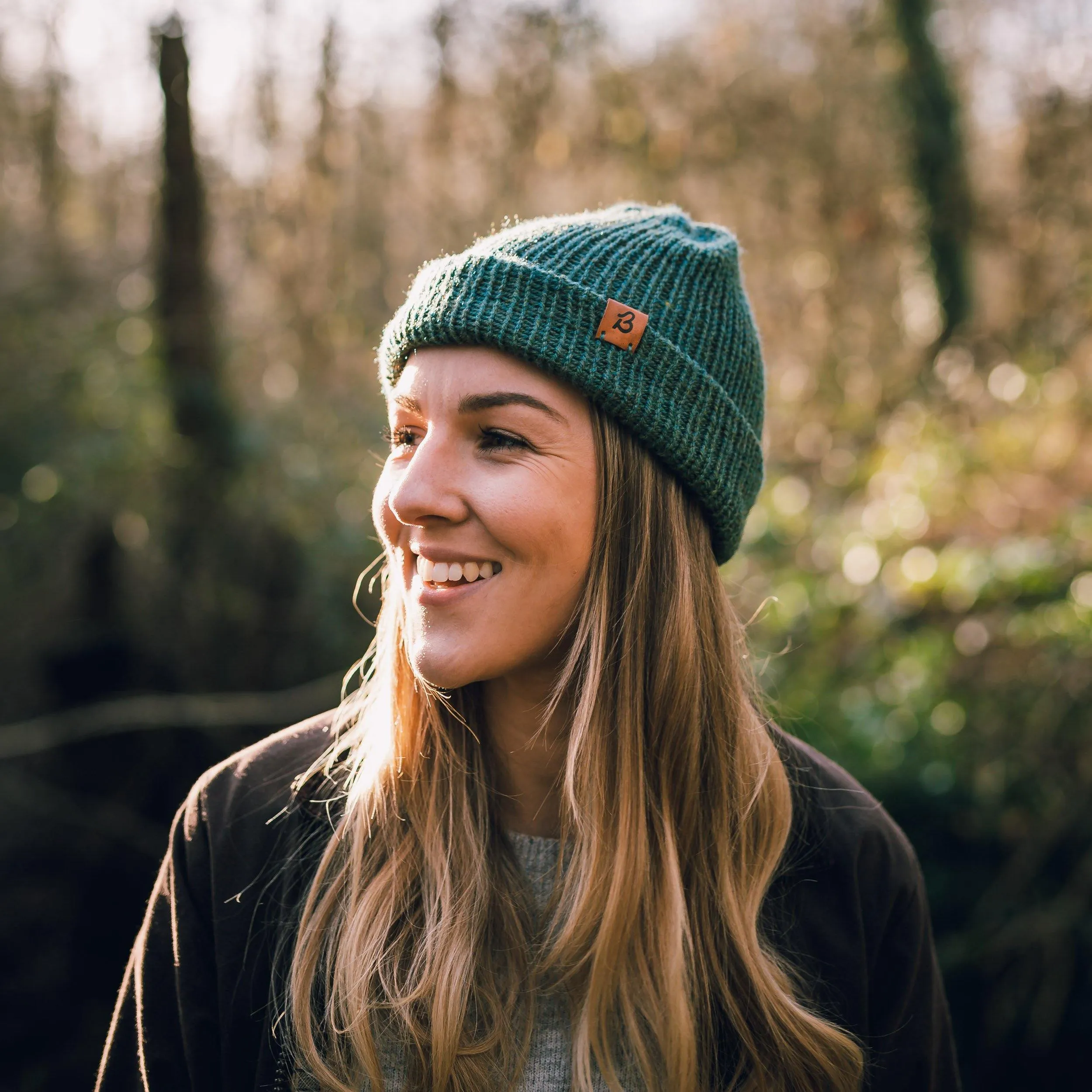 Midnight Black Slack Fit Wooly Hat