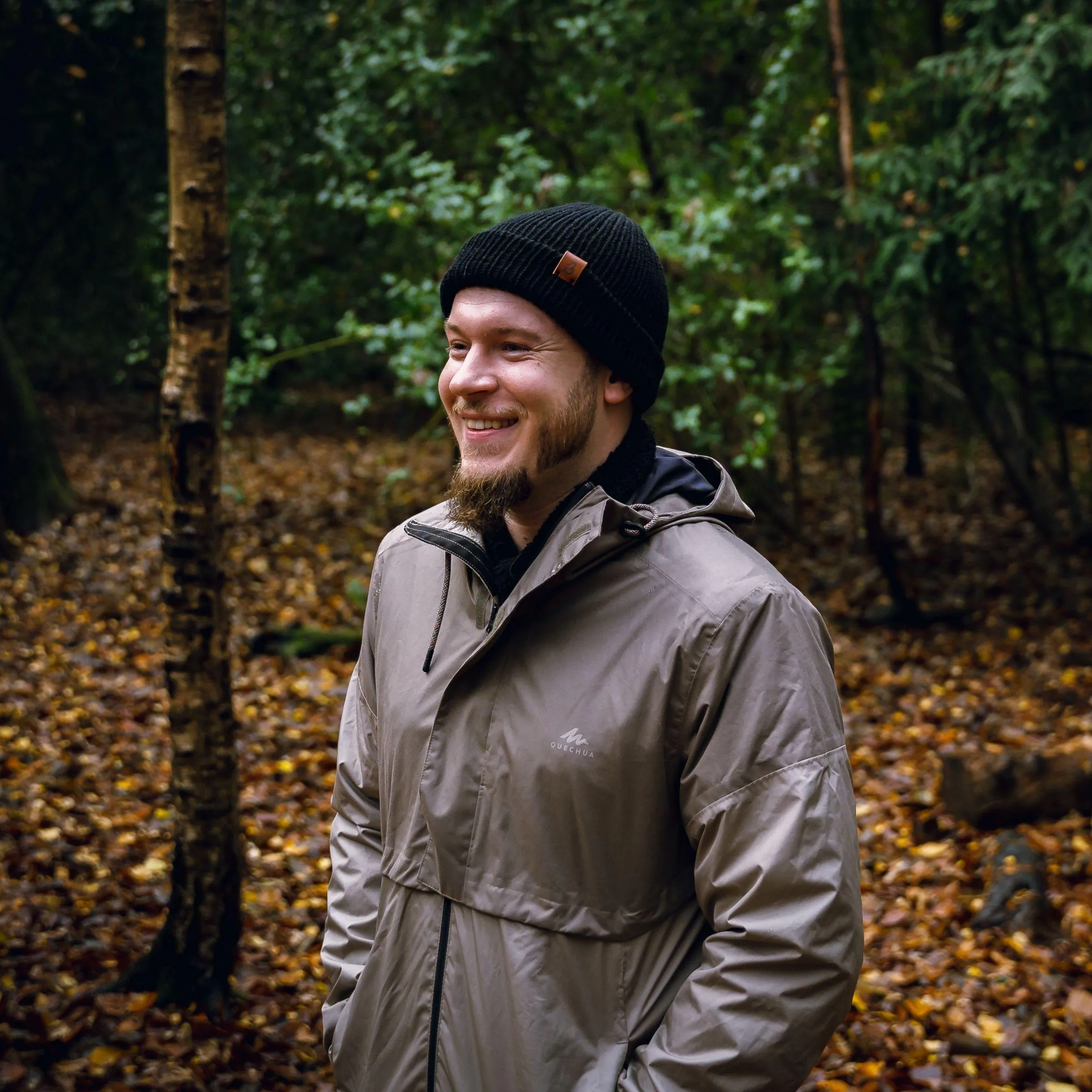 Midnight Black Slack Fit Wooly Hat