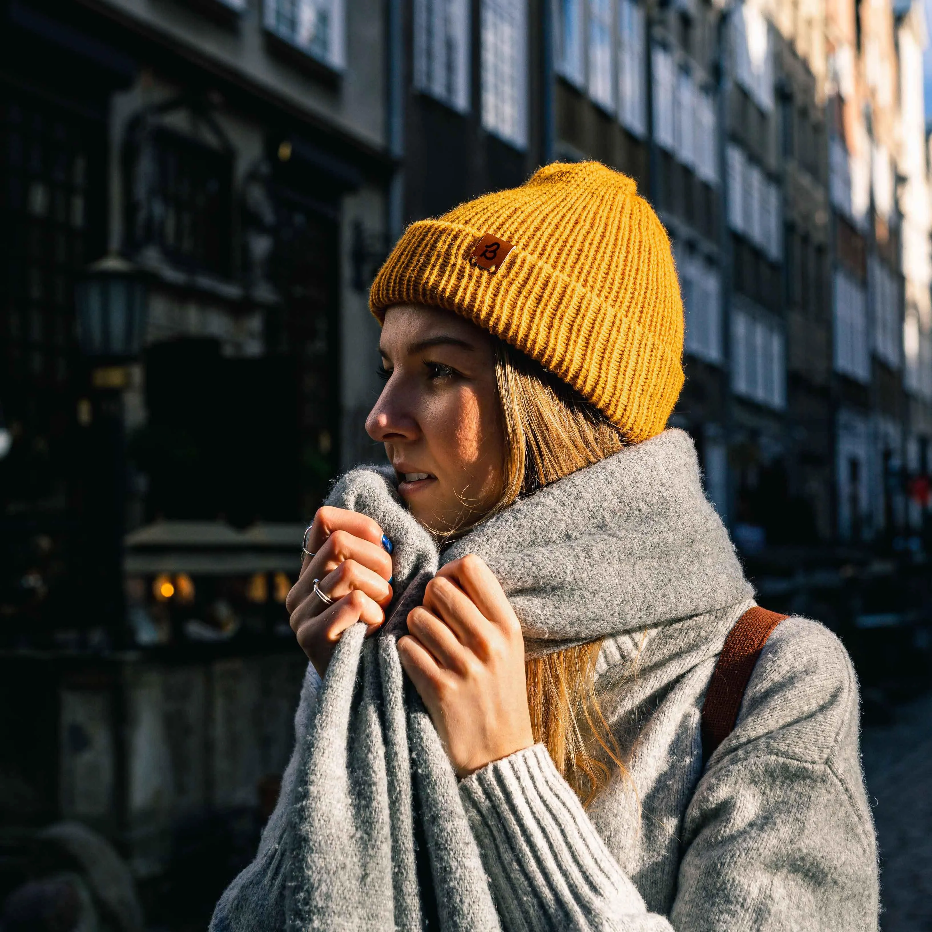 Midnight Black Slack Fit Wooly Hat