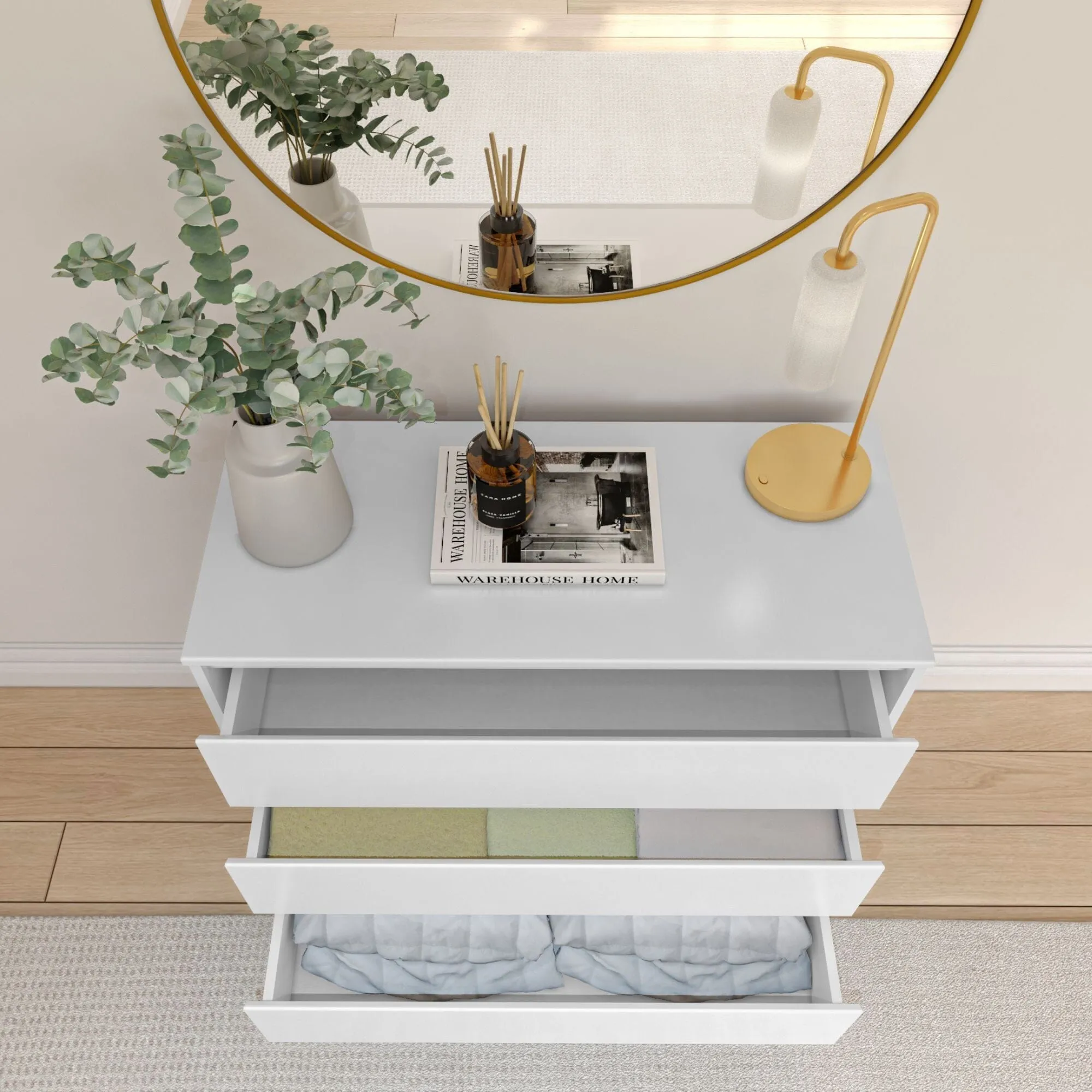 Modern 3-Drawer Dresser