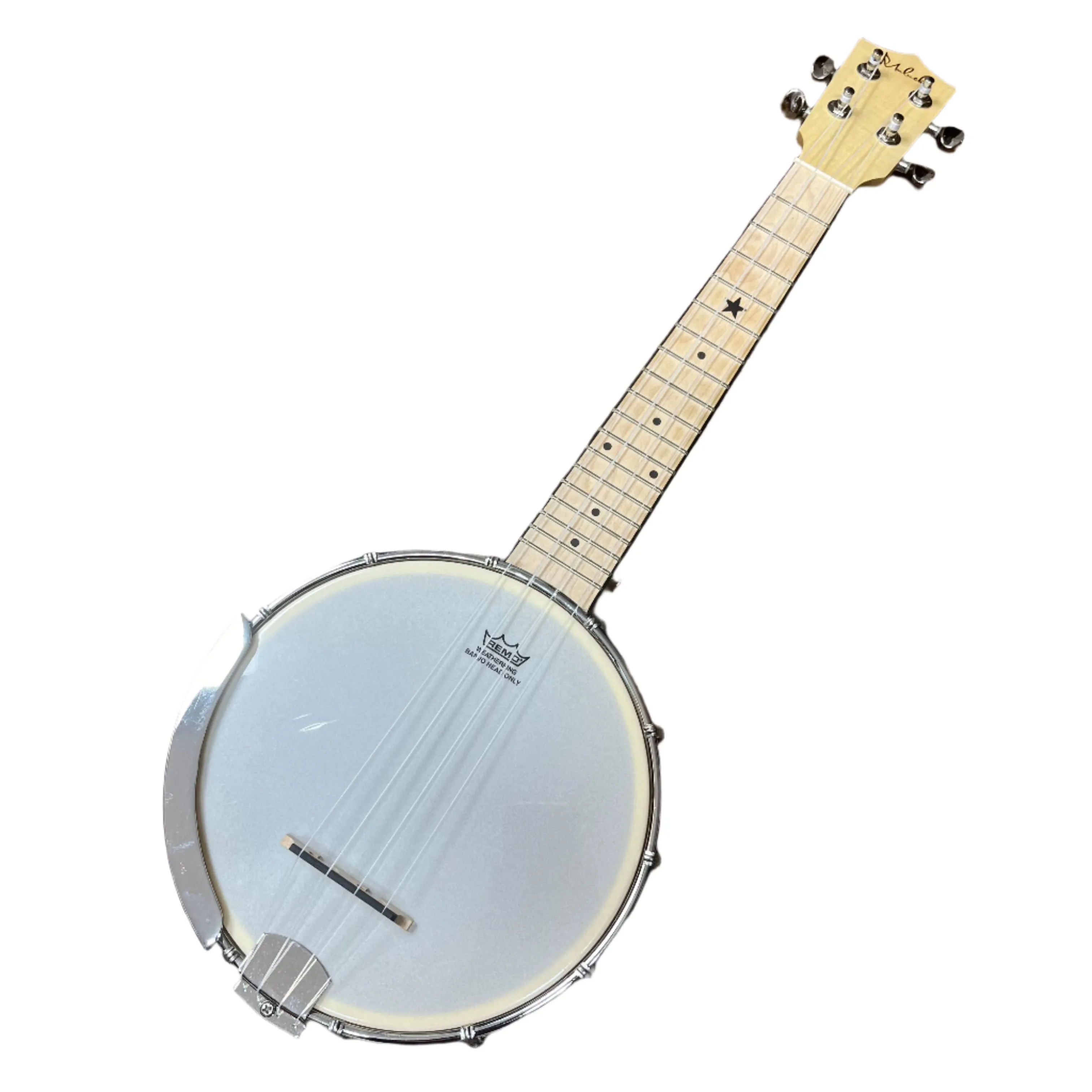 Mulucky Banjolele 4 String Banjo Ukulele w/Soft Case