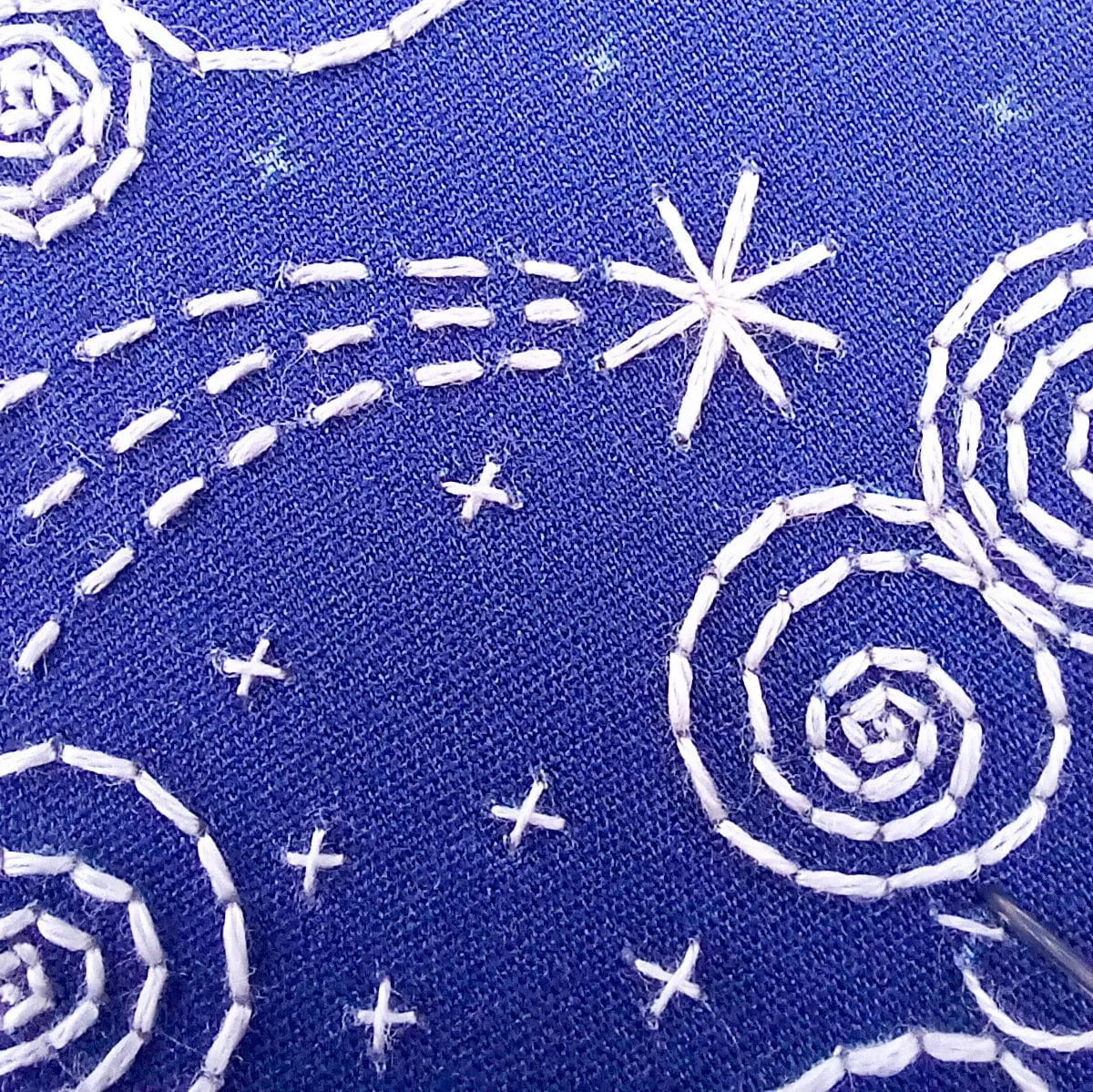 Night Sky Embroidery Kit - Cozyblue Handmade