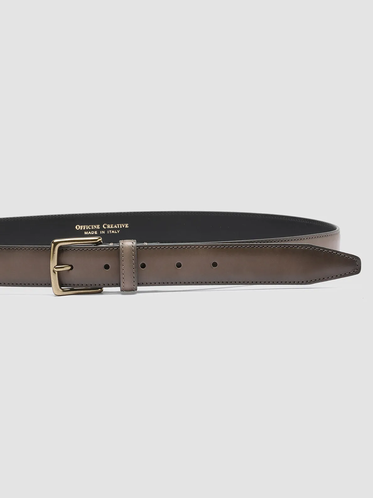 OC STRIP 05 - Taupe Leather belt