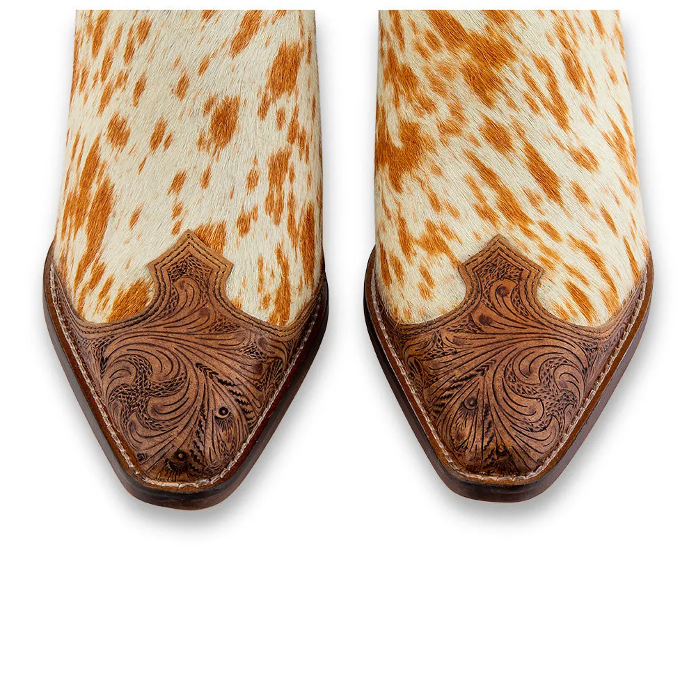 Oorage Western Hand-Tooled Mules