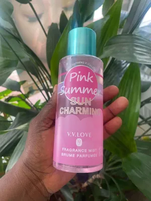 Pink summer sun charming fragrance mist