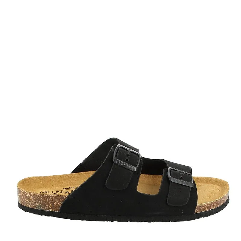 Plakton 180010 Black Nubuck Slide