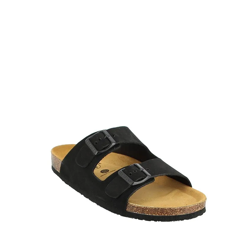 Plakton 180010 Black Nubuck Slide