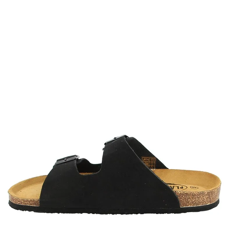 Plakton 180010 Black Nubuck Slide