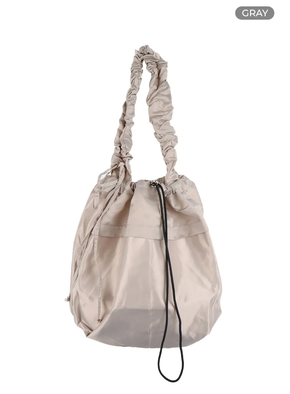 Polyester Shirred String Crossbody Bag OY413