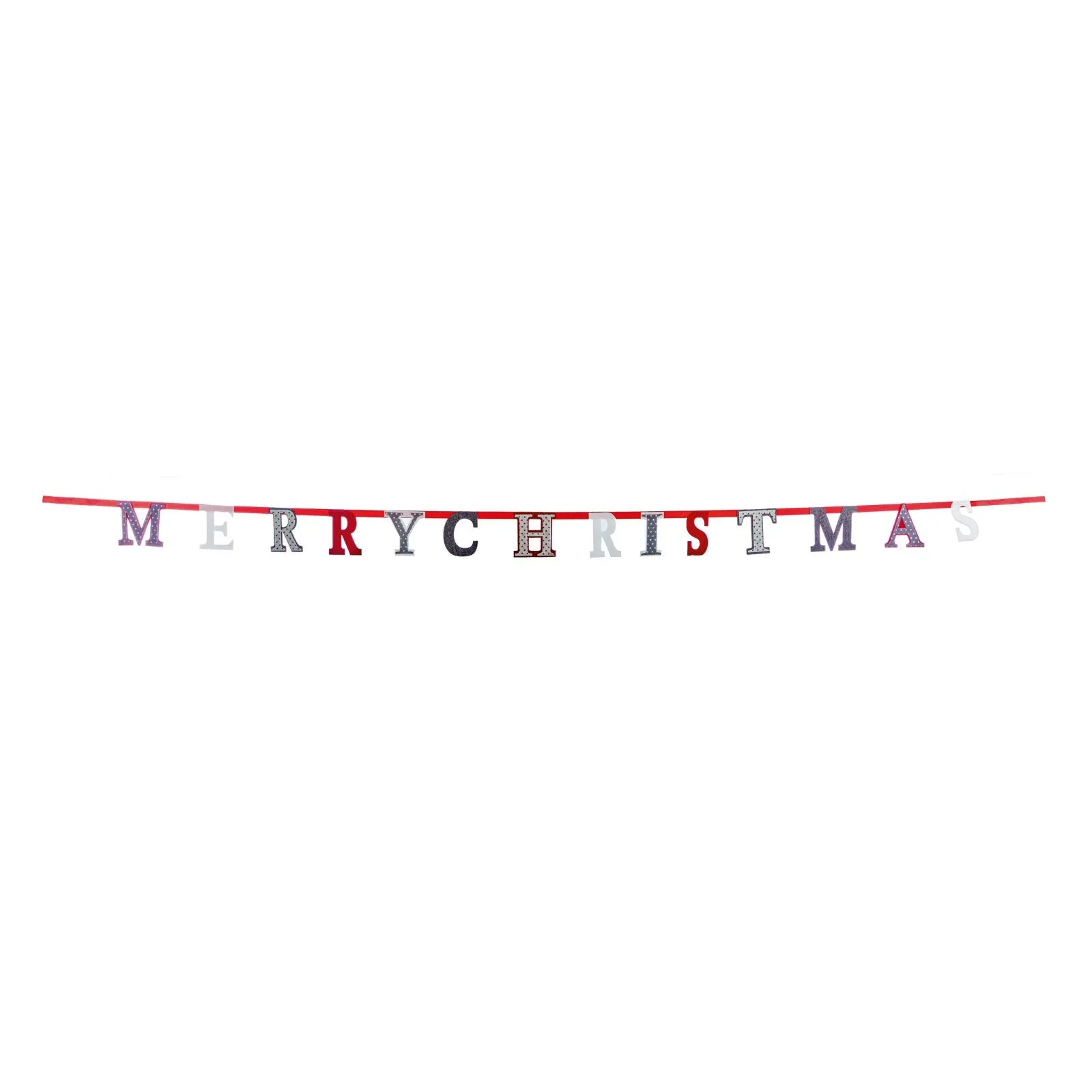 Premier 175cm Merry Christmas Bunting Garland