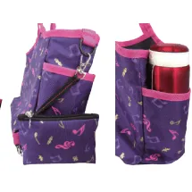 Purple Music Themed Tote Bag