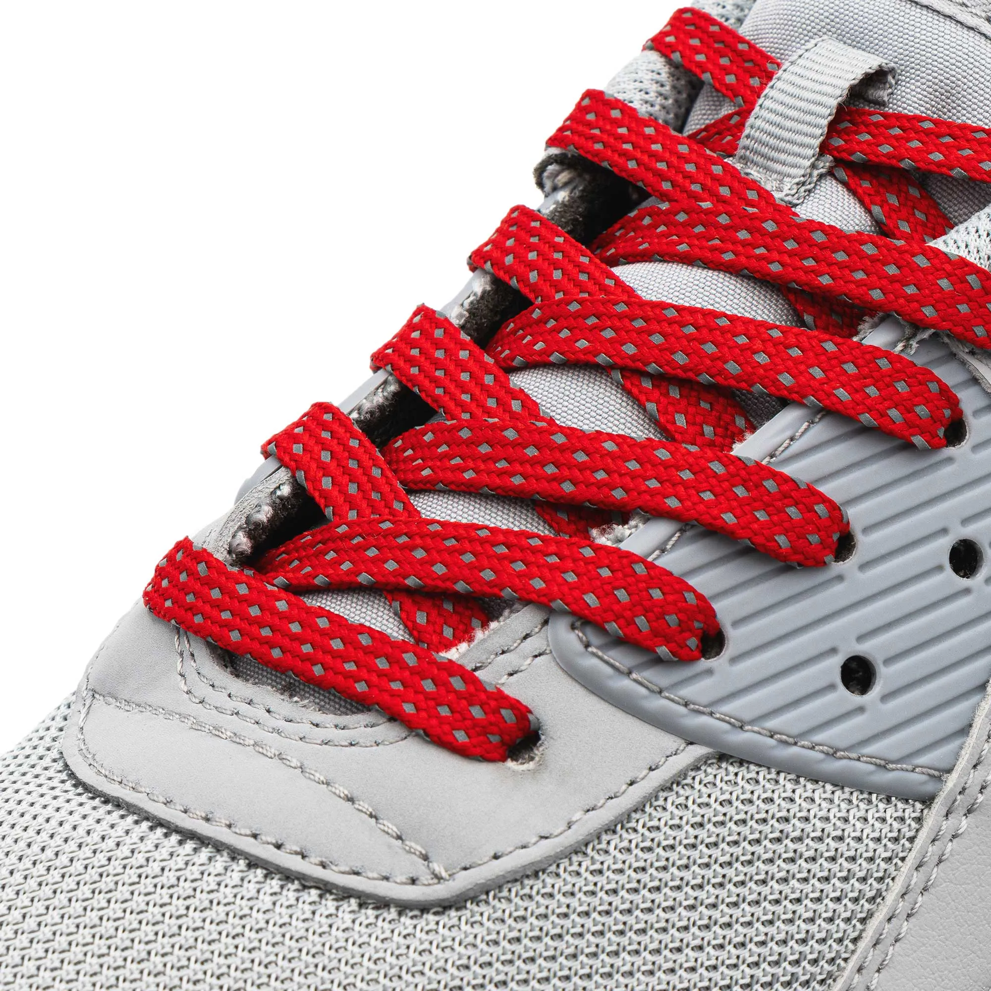 Red - Reflective Flat Laces 2.0