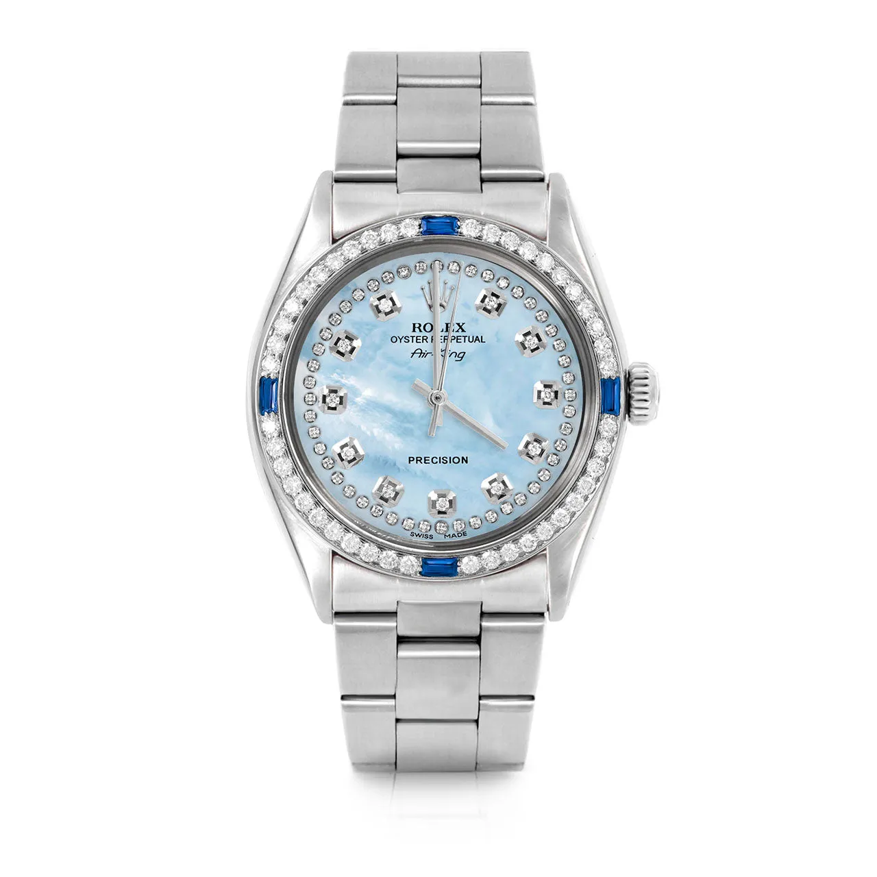 Rolex Air King 34mm | 5500-SS-LBMOP-STRD-4SPH-OYS