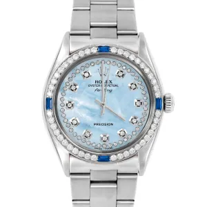 Rolex Air King 34mm | 5500-SS-LBMOP-STRD-4SPH-OYS