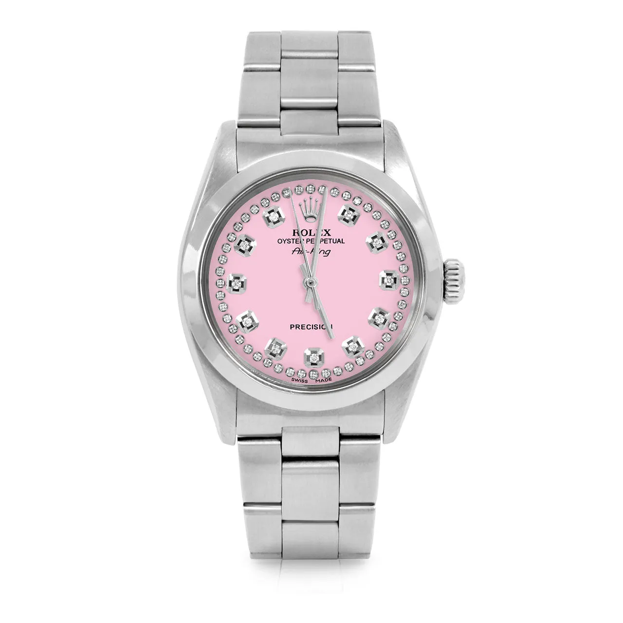 Rolex Air King 34mm | 5500-SS-PNK-STRD-SMT-OYS