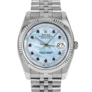 Rolex Datejust 36mm | 116234-LBMOP-STRS-FLT-JBL