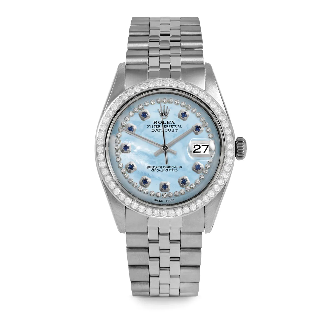 Rolex Datejust 36mm | 1601-SS-LBMOP-STRS-BDS-JBL