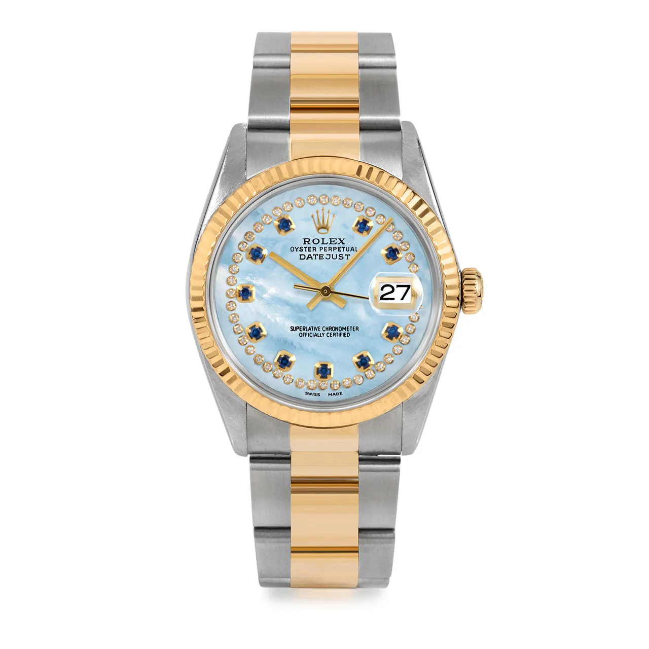 Rolex Datejust 36mm | 16233-LBMOP-STRS-FLT-OYS