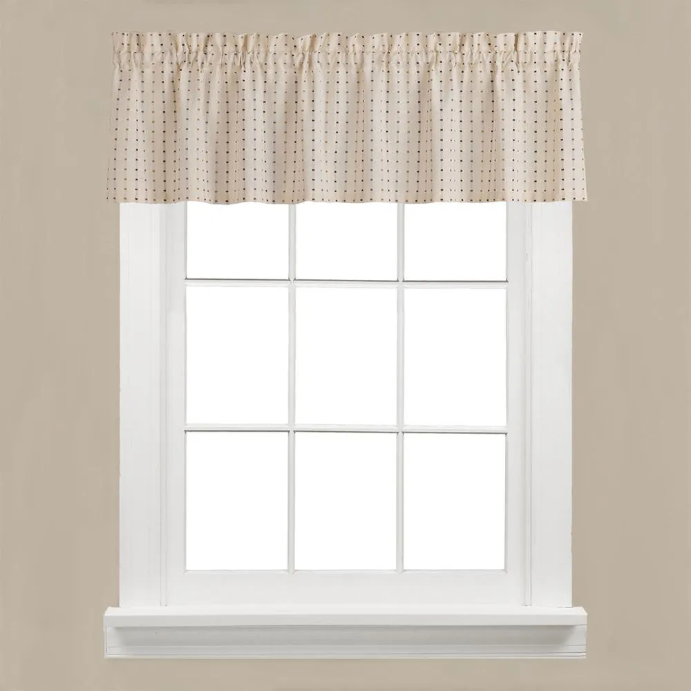 Saturday Knight Ltd Hopscotch Collection High Quality Stylish Versatile And Modern Window Valance - 58x13"