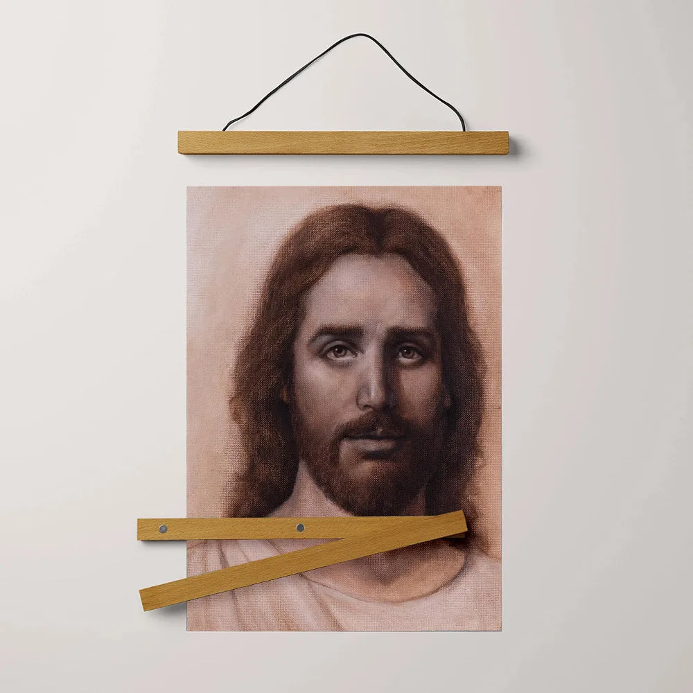 Savior And Friend Hanging Canvas Wall Art - Jesus Picture - Jesus Portrait Canvas - Religious Canvas